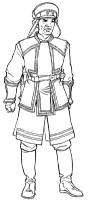 A coloring page of star wars